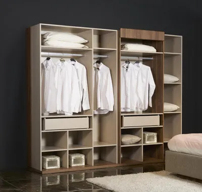 Produktbild von Kleiderschrank Design Luxus Schrank Modern Stil Schlafzimmer Möbel Neu