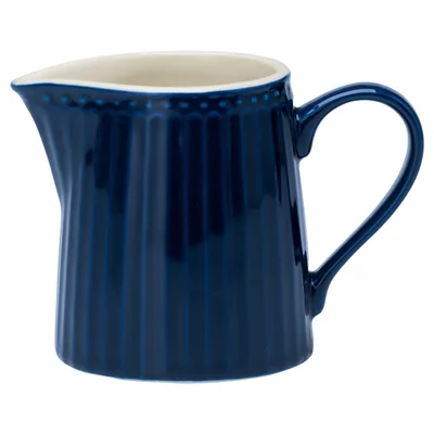 Produktbild von Greengate Milchkännchen ALICE Blau Sahnekännchen Everyday Geschirr DARK BLUE
