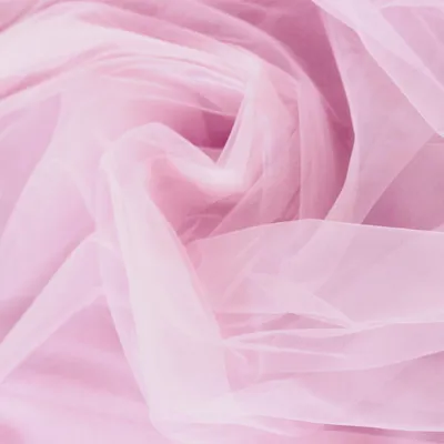 Productafbeelding van Organzastof - Transparante, gaasachtige tulestof voor decoratie - 4 x 1,6 meter - Roze