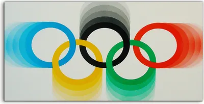 Produktbild von Coloray Spritzschutz aus Glas 120x60  Wandkunst Küchenrückwand Deko Montreal Olympische Spiel Vintage