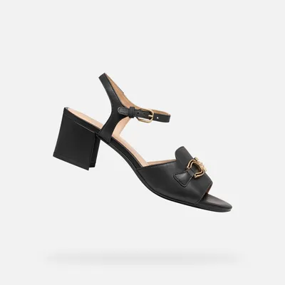 Produktbild von Geox Schwarze Damensandalen New Eraklia 50 37,5