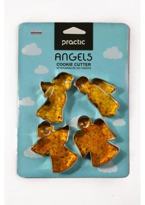 Image de Lot de 4 emporte-pièces pour gâteaux, motif ange