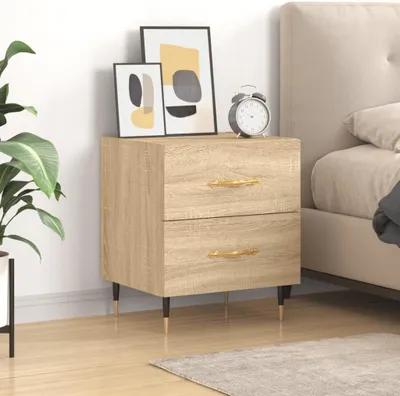 Obrázok produktu pre vidaXL Nočný stolík Sonoma Dub 40x35x47,5 cm odvodený výrobok z dreva