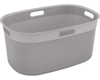 Obrázek produktu pro KIS Filo Laundry Basket, 45 l, Oválný, Světle hnědošedá, 590 mm, 390 mm, 270 mm