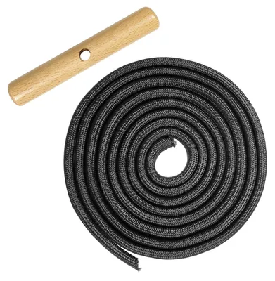 Imagen del producto de Cuerda para trineo de 4 metros con mango de plástico, ideal para tirar del trineo