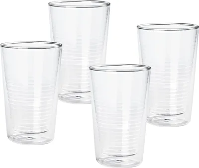 Produktbild von Doppelwandige Gläser 310ml im 4er Set Kaffeegläser Cappuccinogläser Latte Macchiato Gläser