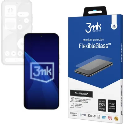 Produktbild von Hybridglas für Nothing Phone 4a, 3mk FlexibleGlass