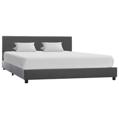 Immagine prodotto di vidaXL Struttura letto in Pelle finta grigia 160x200 cm