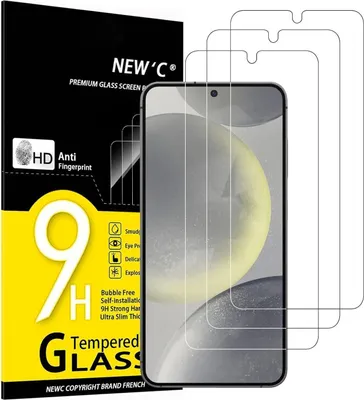 Produktbild von Panzer Schutz Glas Samsung Galaxy S24 5G 3 Stück 9H Härte 0.33mm Ultra-klar