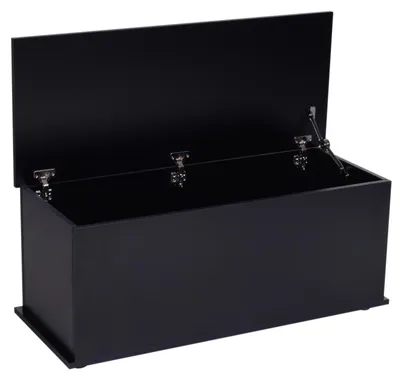 Produktbild von HOMCOM Truhe Aufbewahrungsbox Kiste mit klappbarem Deckel Spanplatte 3 Farben