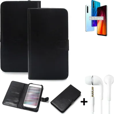 Produktbild von K-S-Trade Wallet Case Handyhülle kompatibel mit Xiaomi Redmi Note 8 2021 Schutzhülle Flip cover Flipstyle Tasche Hülle Flipcover Slim Bumper