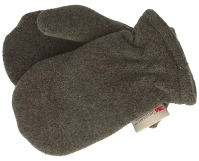 Kinder Winter warme Fleece Thinsulate Fäustlinge Handschuhe in grau