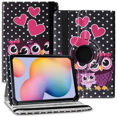 Produktbild von Tablet Tasche für Samsung Galaxy Tab S6 Lite Hülle Case Schutz Cover 360 DrehbarFarbe Uni 360 Taschen:Motiv 3