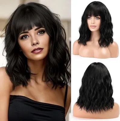 Image de Perruques pour femmes - Perruques en cheveux naturels pour femmes - Lavables