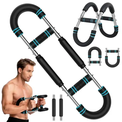 Image de Appareil d'entraînement des bras, réglable, pour musculation, charge de 30 à 50 kg