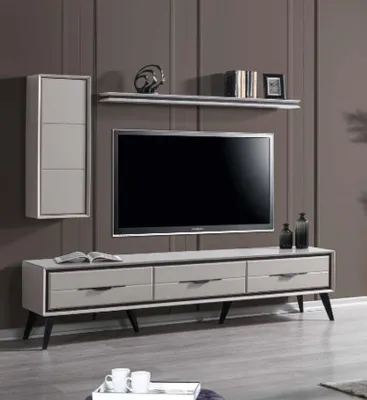 Immagine prodotto di Elegante mobile TV a 3 ante Moderno pensile Scaffale di design