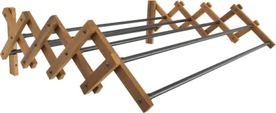 Zdjęcie produktu dla Suszarka ścienna harmonijkowa 80cm na pranie rozciągana wytrzymała stylowa