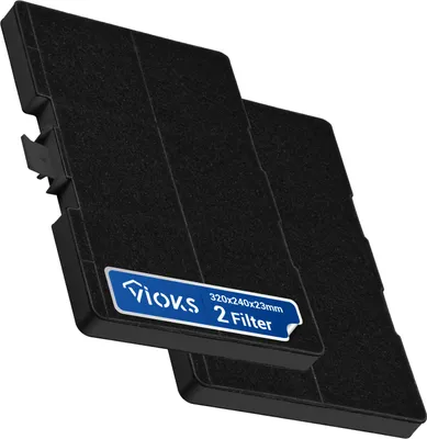 Produktbild von Kohlefilter 2x passend wie Bosch 11026771 Aktivkohlefilter für Abzugshaube