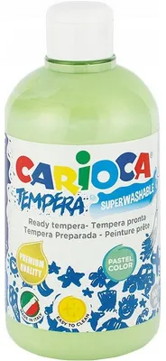 Obrázek produktu pro Carioca Temperová barva, 500 ml, pastelově zelená
