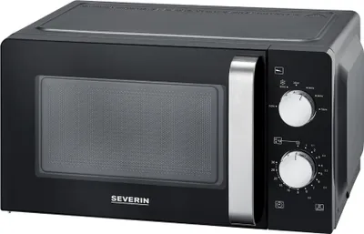 Produktbild von SEVERIN MW 7886 Mikrowelle Solo ca. 700 W, ca. 17 Liter, schwarz