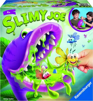 Produktbild von Ravensburger Kinderspiel 20594 - Slizký Joe, hra pro děti od 4 let, pro 2 až 4 hráče - Slizká sběratelská a akční hra se skutečným slizem