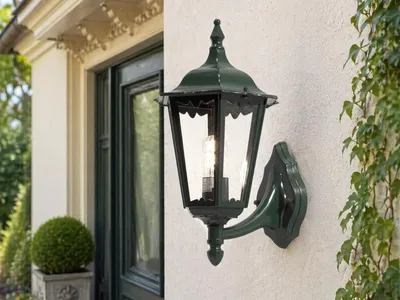 Produktbild von Konstsmide Firenze Up grün lackiertes Aluminium, klares Glas 7213-600