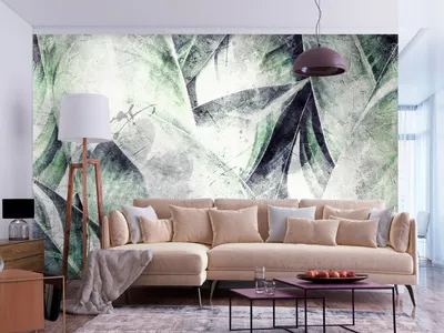 Produktbild von Vlies Fototapete Blätter 350x256 cm Tapeten Wandtapete XXL Natur Botanik Pflanze Dschungel b-C-0872-a-a