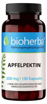 Obrázek produktu pro Jablečný pektin 300 mg – 100 kapslí – Bioherba