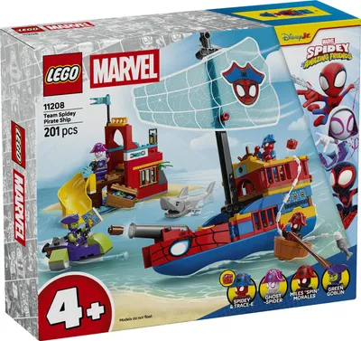 Produktbild von LEGO Marvel Spiderman Piratenschiff von Spider-Man Bausatz
