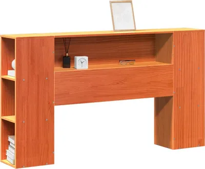 Obrázok produktu pre vidaXL Čelo postele s úložným priestorom vosk hnedá 135 cm masívne borovicové drevo