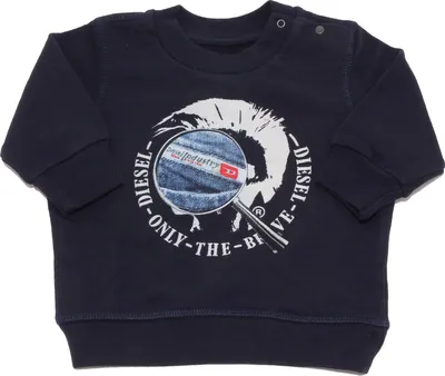 Productafbeelding van 7577W felpa bimbo DIESEL, jongens blauwe sweater, kindermodel