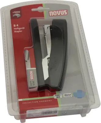 Produktbild von Novus Büroheftgerät B 4, bis 40 Blatt schwarz, im Blister