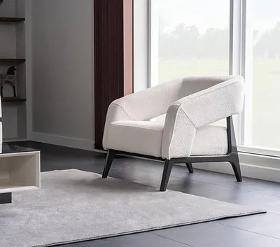 Produktbild von Design 1-Sitzer Luxus Sessel Polstermöbel Textil Relaxsessel Modern
