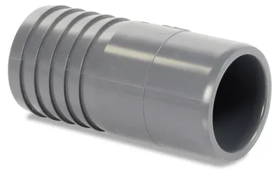 Produktbild von PVC d 50-50 Schlauchstutzen mit Klebestutzen