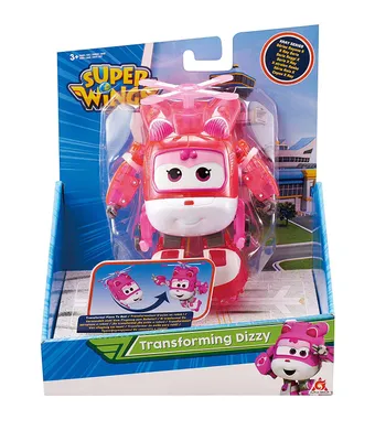 Produktbild von Auldeytoys EU710240A - Super Wings Medium Transform Figur 12 cm - Dizzy X-Ray