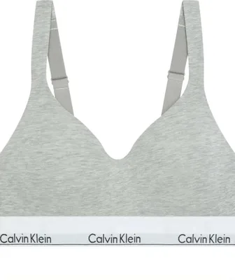 Obrázok produktu pre CALVIN KLEIN LIFT BRALETTE ICON Bavlna MODAL Šedá