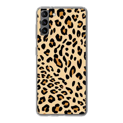 Produktbild von MuchoWow® Handyhülle Schutzhülle Hülle für Samsung Galaxy S21 Plus Tiermuster - Panther - Leopard Silikon Softcase Handy Hülle - Handy-Tasche