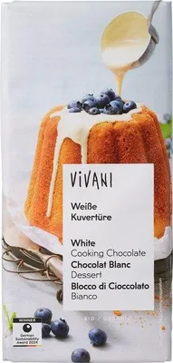 Productafbeelding van Vivani Kookchocolade Wit (150 gr)