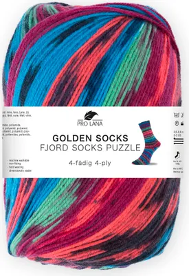 Produktbild von Pro Lana FJORD SOCKS PUZZLE 100 g Stricken zu einem Abenteuer der Formen und Farben 81