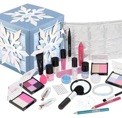 Productafbeelding van Adventskalender, sneeuwvlokvorm, vorstwit