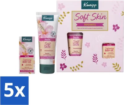 Produktbild von Kneipp - Soft Skin Favorites Geschenkset - Mandelblüte - Vorteilspack - 5 Stücke