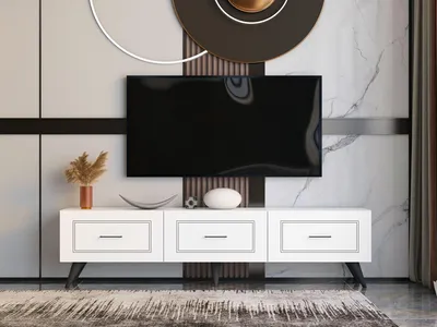 Obrázok produktu pre Skye Decor, TV stolík/skrinka - Mimila (biela)