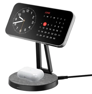 Obrázek produktu pro XLayer MagFix Pro 2, Vnitřní, USB, Bezdrátové nabíjení, 2 m, Černá, Šedá