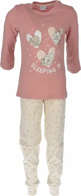 Produktbild von Lilo & Stitch atmungsaktiver Schlafanzug für Kinder Baumwolle Rosa 110/116