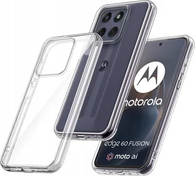 Obrázek produktu pro Etui do Motorola EDGE 60 Fusion 5G | EDGE 60 PRO WZMACNIANE CLEAR CASE 2MM