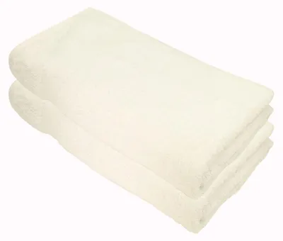 Immagine prodotto di Julie Julsen, set da due asciugamani da bagno, 100x150 cm, colore bianco