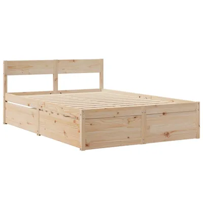 Immagine prodotto di Letto senza Materasso 120x190 cm in Legno Massello di Pino