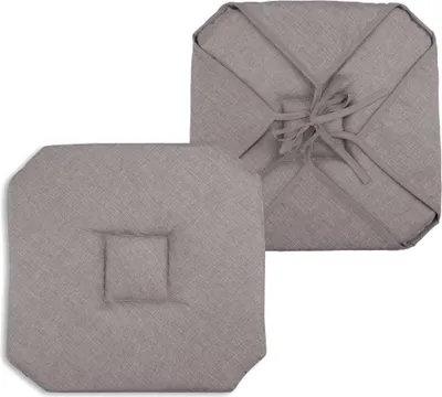 Obrázek produktu pro STOF | Polštář na sedadlo - Polštář na židli - BEA - 40x40 cm - Taupe - Elegantní design - Vysoký komfort - 1 kus
