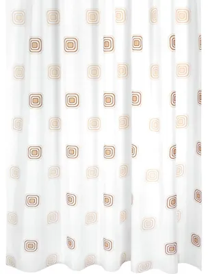 Image de Rideau de salle de bain Carré beige