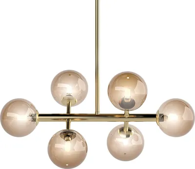 Produktbild von home24 Deckenleuchte - Metall - 6-flammig